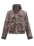 South2 West8 - River Trek Hooded Camouflage-print Cotton Coat - Mens - Grey Multi