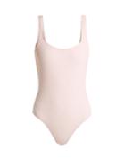 Matchesfashion.com Solid & Striped - The Daisy Basketweave Swimsuit - Womens - Light Pink
