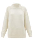 Matchesfashion.com Frame - High Neck Sweater - Womens - Ivory