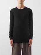Rick Owens - Longline Organic-cotton Long-sleeved T-shirt - Mens - Black