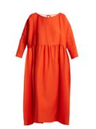 Matchesfashion.com Rachel Comey - Oust Cotton Blend Dress - Womens - Red