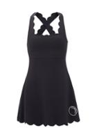 Marysia Sport - Serena Scalloped-edge Dress - Womens - Black