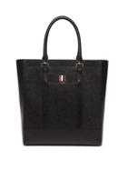 Matchesfashion.com Thom Browne - Pebbled Leather Tote - Mens - Black
