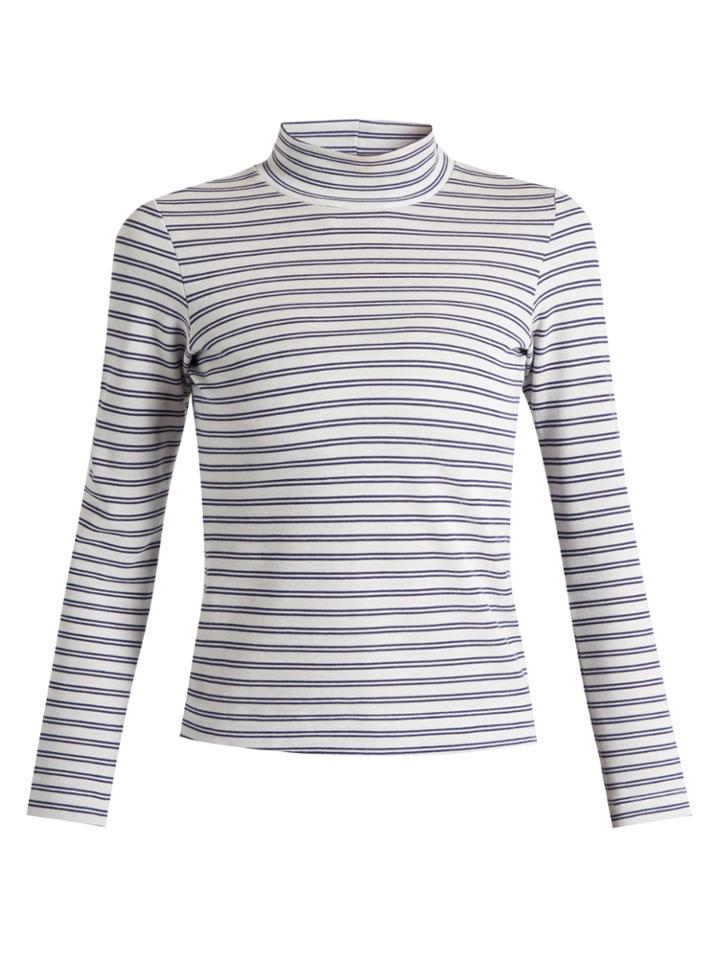 Golden Goose Deluxe Brand Iman Striped Cotton-blend Jersey T-shirt