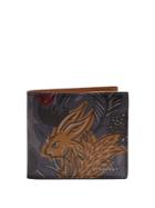 Burberry Beasts-print Bi-fold Leather Wallet