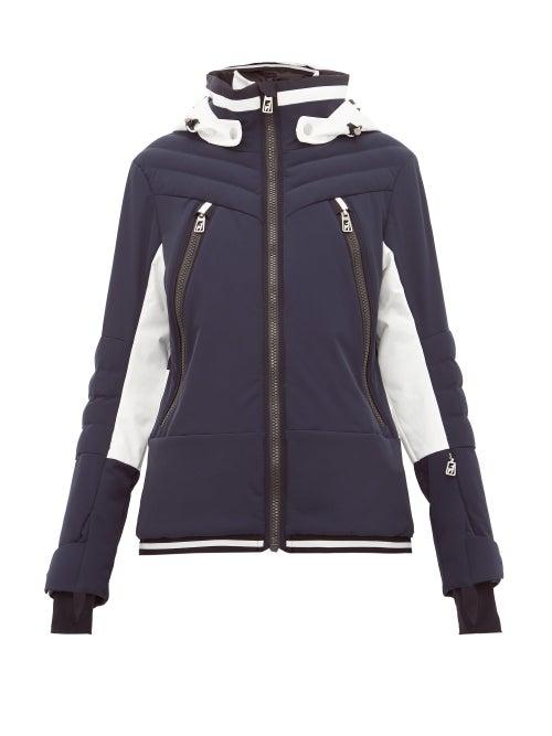 Matchesfashion.com Toni Sailer - Cosima Colour Block Soft Shell Ski Jacket - Womens - Navy