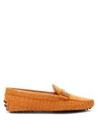 Tod's Gommini T-bar Suede Loafers