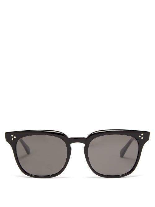 Monc - Prncipe Square Bio-acetate Sunglasses - Mens - Black