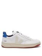 Veja V-12 Low-top Leather And Mesh Trainers