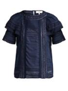 Sea Sofie Lace-trimmed Cotton Top