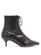 Tabitha Simmons Emmet Lace-up Leather Ankle Boots