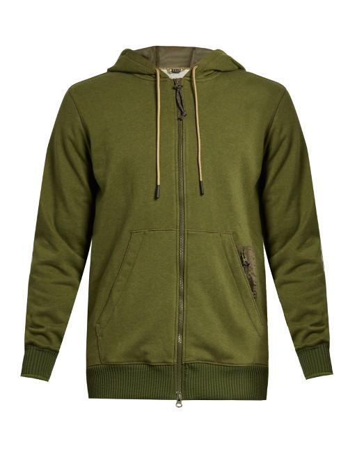 Adidas By Day One Utility Cotton-blend Jersey Hooded Sweatshirt