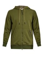 Adidas By Day One Utility Cotton-blend Jersey Hooded Sweatshirt