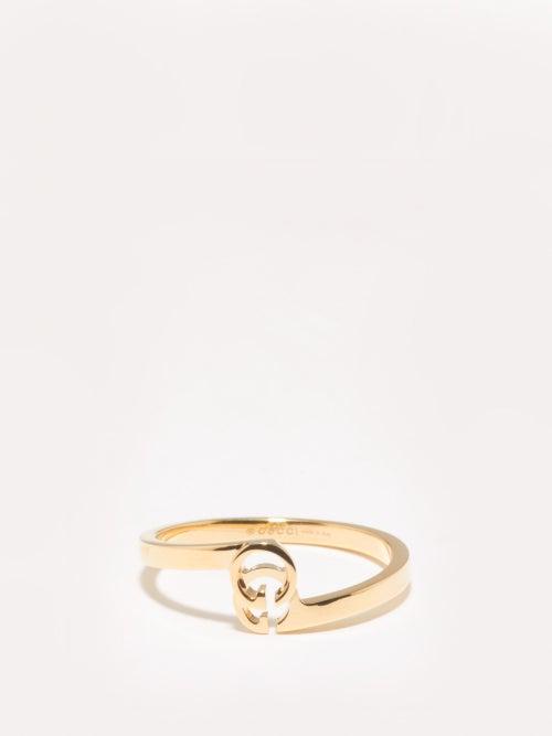 Gucci - Gg Running 18kt Gold Ring - Womens - Yellow Gold