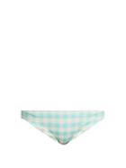 Matchesfashion.com Solid & Striped - The Elle Gingham Bikini Briefs - Womens - Light Blue