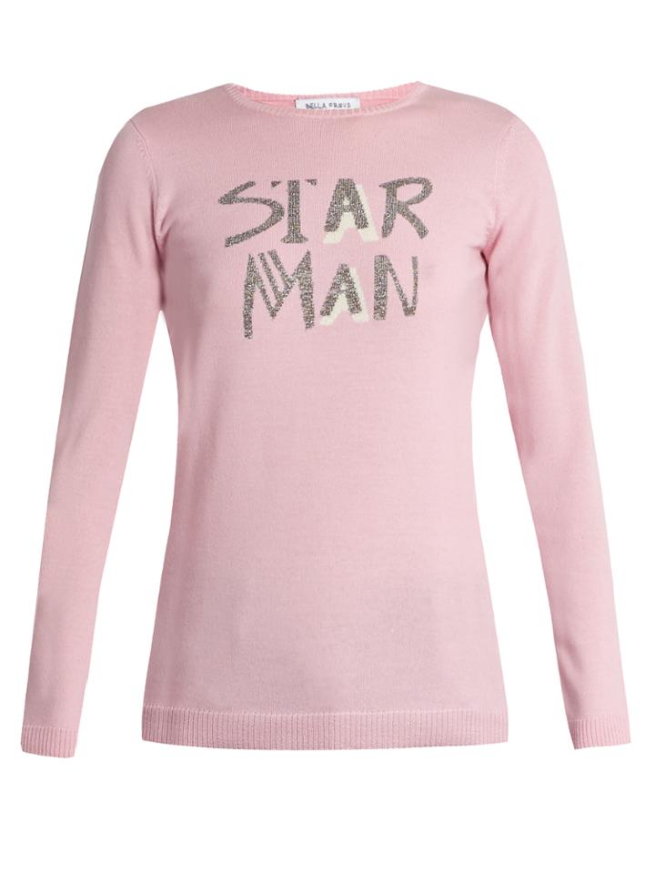 Bella Freud Star Man Wool-blend Sweater