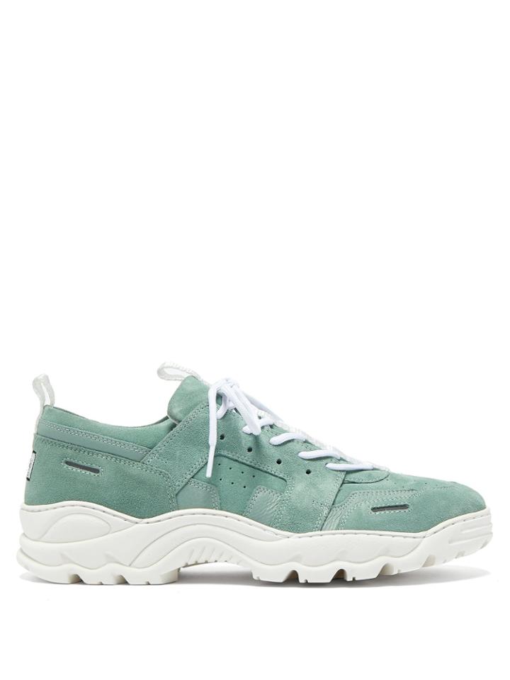 Ami Lucky 9 Low-top Suede Trainers