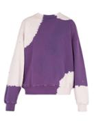 Matchesfashion.com Amiri - Oversized Distressed Cotton Sweatshirt - Mens - Purple