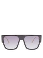 Ladies Accessories Dior - 30montaigne D-frame Acetate And Metal Sunglasses - Womens - Black