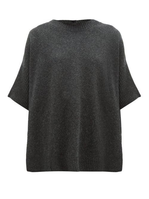 Matchesfashion.com Weekend Max Mara - Franca Sweater - Womens - Dark Grey