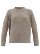 Matchesfashion.com Lauren Manoogian - High-neck Alpaca-wool Sweater - Womens - Grey