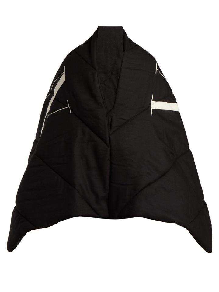 Valentino Vltn Quilted Wool Scarf