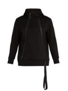 Matchesfashion.com Blackbarrett By Neil Barrett - Zip Through Jersey Hooded Sweatshirt - Mens - Black