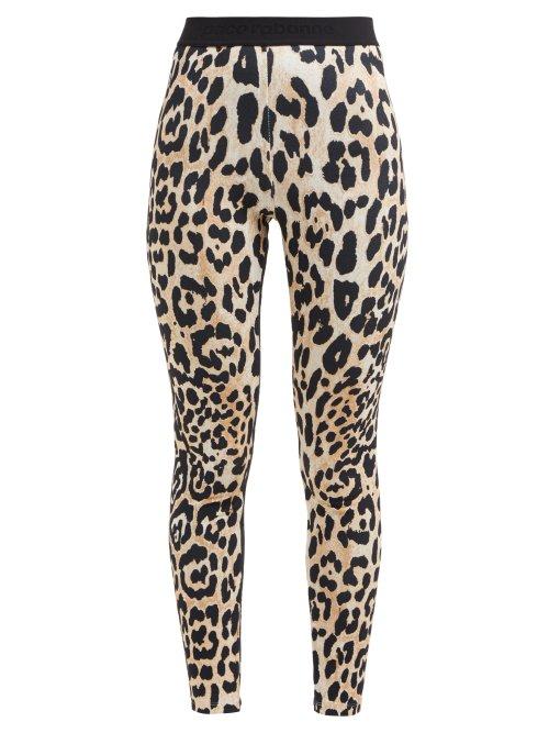 Matchesfashion.com Paco Rabanne - Leopard Print Stretch Leggings - Womens - Leopard