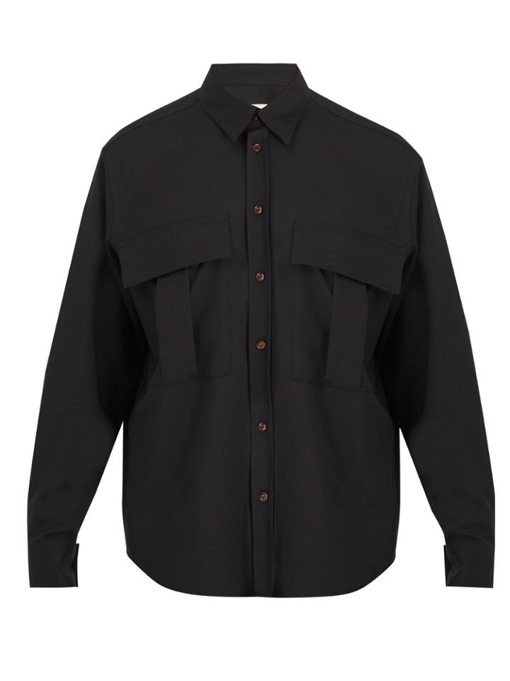 Marni Double Patch-pocket Wool Shirt