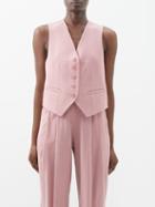 The Frankie Shop - Gelso Tailored Waistcoat - Womens - Pink