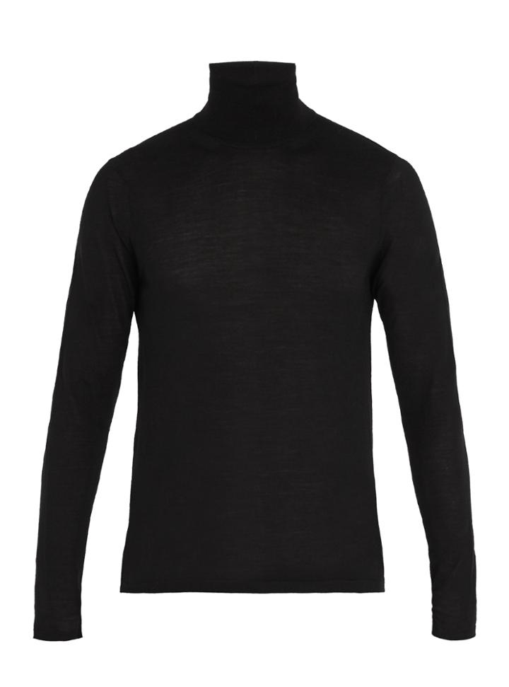 Acne Studios Norton Roll-neck Fine-knit Merino Sweater
