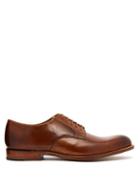Matchesfashion.com Grenson - Liam Leather Derby Shoes - Mens - Tan