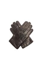 Bottega Veneta Intrecciato-cuff Leather Gloves