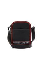 Matchesfashion.com Alexander Mcqueen - Logo-print Canvas Cross-body Bag - Mens - Black