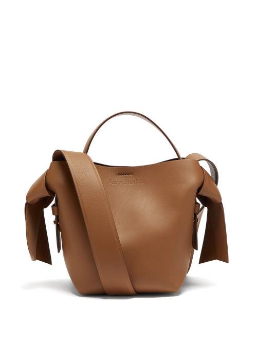 Acne Studios - Musubi Small Leather Cross-body Bag - Womens - Tan