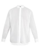 Berluti Oversized Point-collar Cotton Shirt