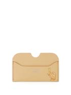 Matchesfashion.com Acne Studios - Elmas Tortoise Print Leather Cardholder - Womens - Light Yellow