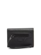 Matchesfashion.com Balenciaga - Neo Classic Mini Grained-leather Bi-fold Wallet - Mens - Black