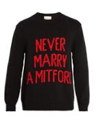 Matchesfashion.com Gucci - Never Marry A Mitford Sweater - Mens - Black Multi
