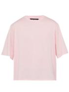 Matchesfashion.com Raf Simons - Boxy Mouth Guy Cotton T Shirt - Mens - Light Pink