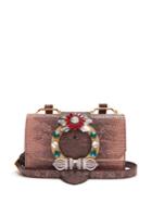 Miu Miu Buckle-embellished Leather Cross-body Bag