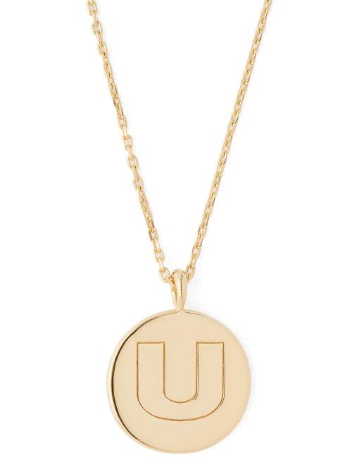 Matchesfashion.com Theodora Warre - U Charm Gold Plated Necklace - Womens - Gold