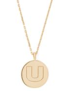 Matchesfashion.com Theodora Warre - U Charm Gold Plated Necklace - Womens - Gold