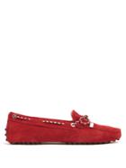 Tod's Gommino Lace-up Suede Loafers