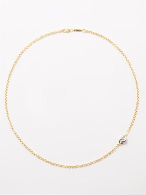 Otiumberg - Link Up Gold-vermeil & Sterling-silver Necklace - Womens - Yellow Gold