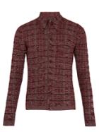 Prada Striped-knit Wool-blend Shirt