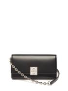 Givenchy - 4g Chain-strap Leather Cross-body Bag - Womens - Black