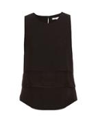 Diane Von Furstenberg Liza Tiered Silk Top