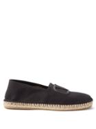 Valentino Garavani - V-logo Canvas Espadrilles - Mens - Black