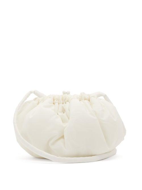 Matchesfashion.com Mm6 Maison Margiela - Padded Mini Cotton Cross Body Bag - Womens - White